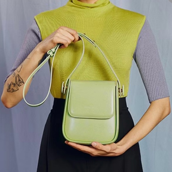 Minimalist Crossbody Shoulder Bag Vegan 🆕 - Picture 1 of 8